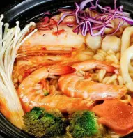 Hình ảnh Mì cay kim chi tôm