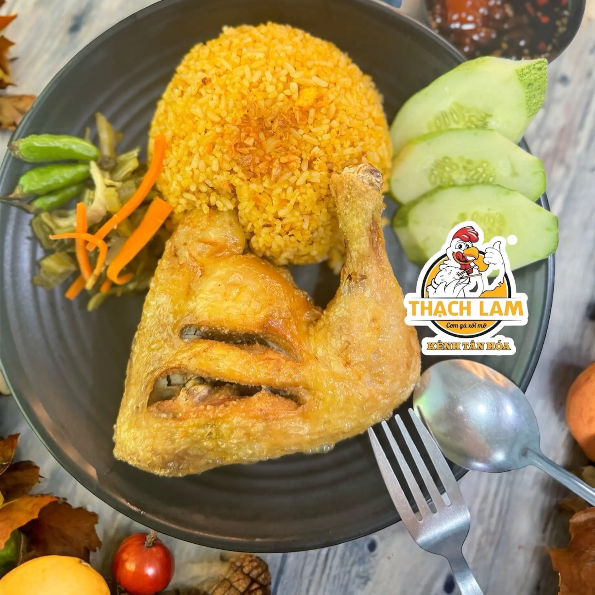 Hình ảnh Cơm đùi lớn góc tư