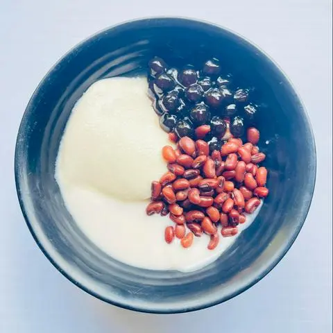Hình ảnh Tàu hũ trân châu đậu đỏ