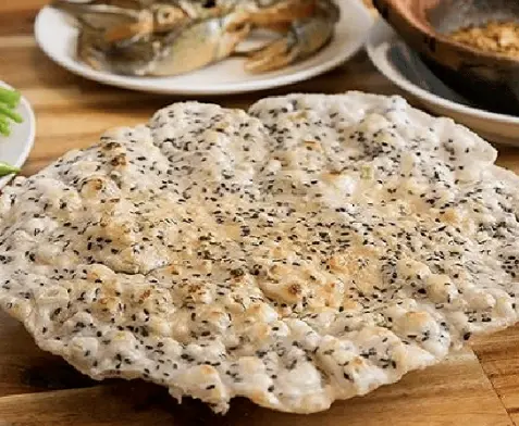 Hình ảnh Bánh tráng mè nướng