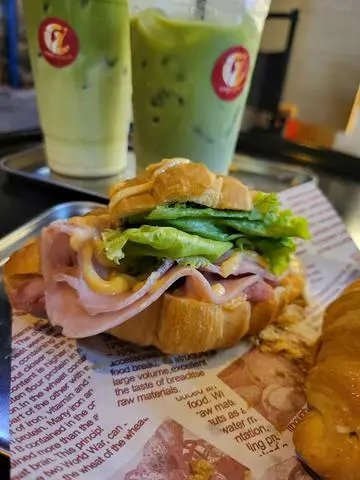 Hình ảnh Croissant jambong cheese