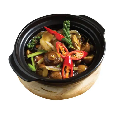 Hình ảnh Nấm mỡ kho tộ