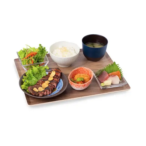 Hình ảnh Gyu teriyaki w. sashimi set