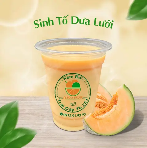 Hình ảnh Sinh Tố Dưa Lưới