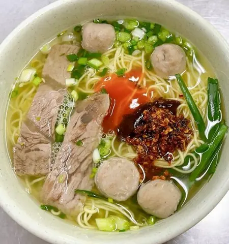 Hình ảnh Mì tươi bò viên