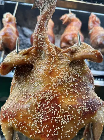 Hình ảnh Combo gà ta nướng Tây Bắc - bánh bao chiên size chà bá - gà thả vườn
