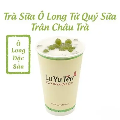 Hình ảnh Trà ô long tứ quý sữa trân châu trà