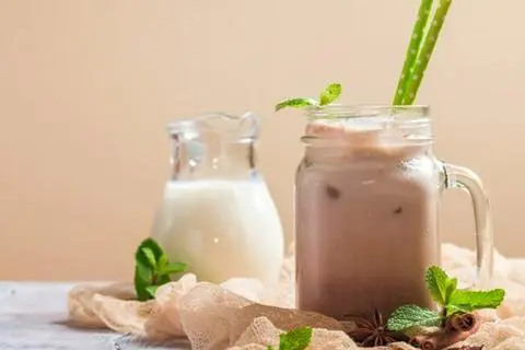 Hình ảnh Trà sữa socola bạc hà