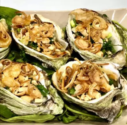 Hình ảnh Hàu nướng mỡ hành - 1 con