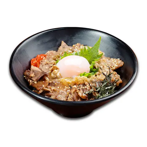 Hình ảnh Cơm bò nướng karubi trứng onsen
