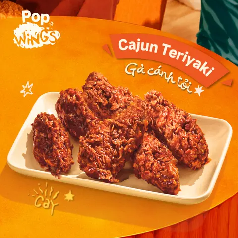Hình ảnh Cajun Teriyaki Pop Wings