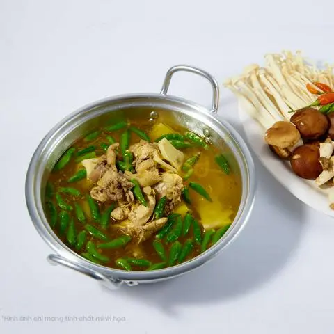 Hình ảnh Lẩu gà mái dầu rượu nếp 1 con