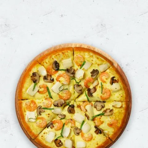 Hình ảnh Pizza Hải Sản Xốt Pesto Truyền Thống