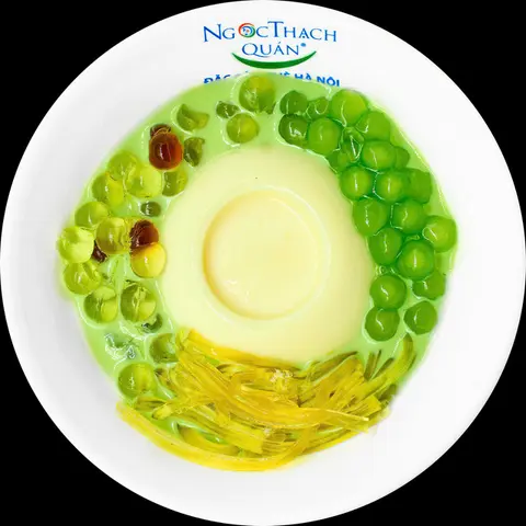 Hình ảnh Tàu hủ matcha trân châu