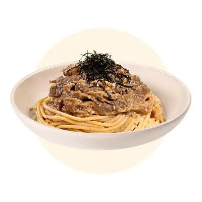 Hình ảnh Wafu pasta heo nướng xốt shoyu butter
