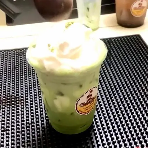 Hình ảnh Matcha latte kem muối