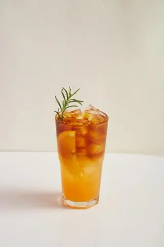 Hình ảnh Cold brew cam đào | Cold brew w. peach & orange juice
