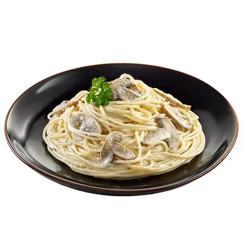 Hình ảnh Mì Ý chay sốt kem tươi