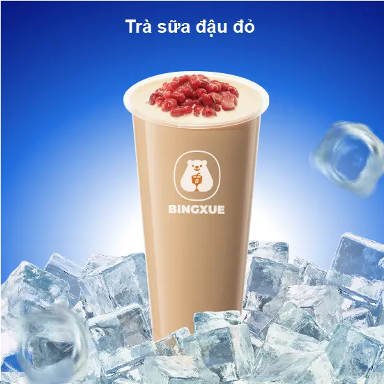 Hình ảnh Trà sữa đậu đỏ