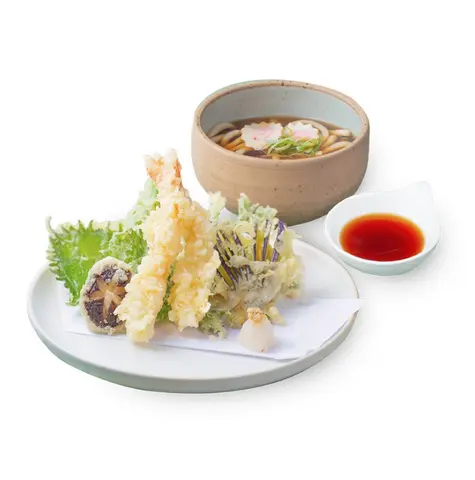 Hình ảnh Ebi tempura udon