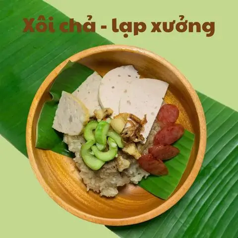 Hình ảnh Xôi chả - lạp xưởng