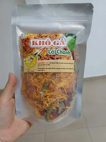 Hình ảnh Khô gà lá chanh loại 1 - 250gr