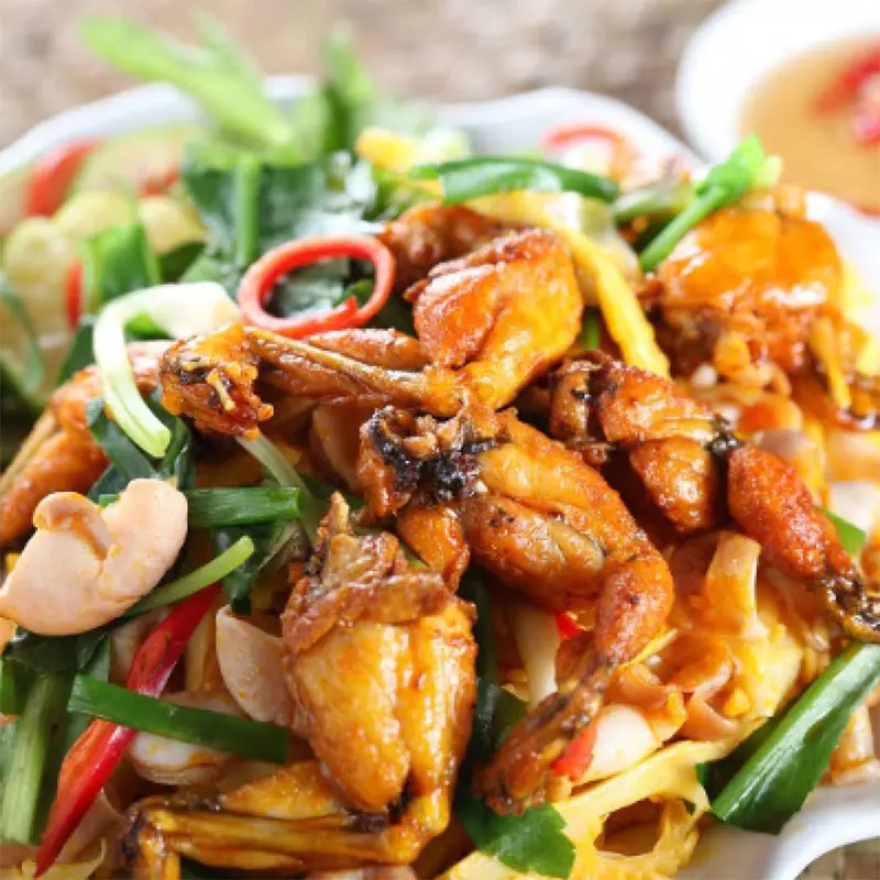 Hình ảnh Ếch chiên mắm