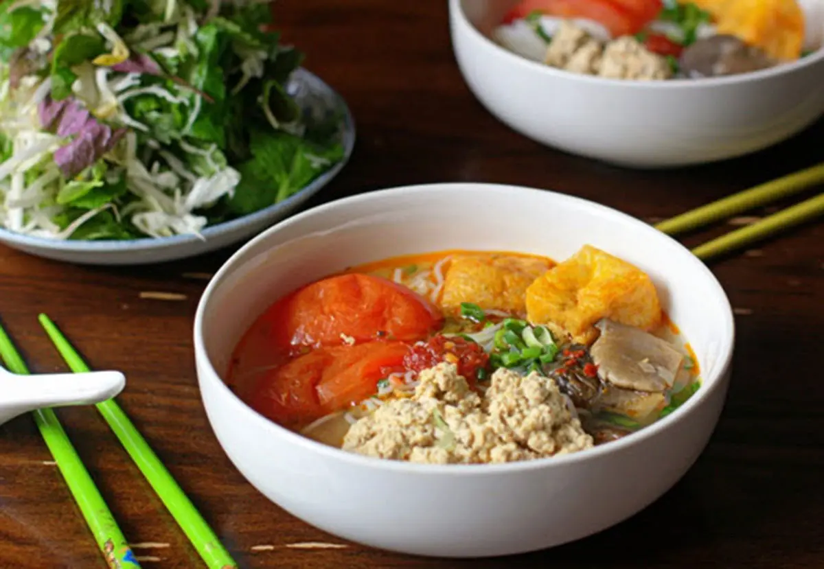 Hình ảnh Bún riêu chay