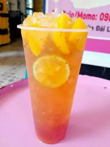 Hình ảnh Trà đào hạt chia