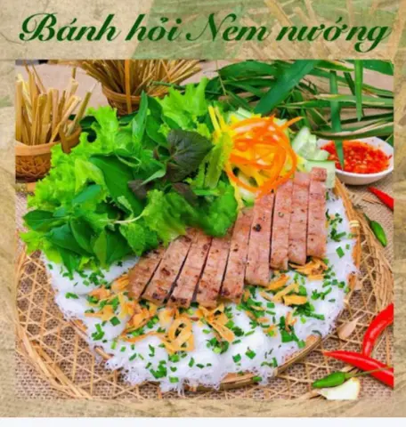 Hình ảnh Bánh hỏi nem nướng