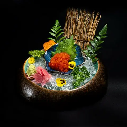 Hình ảnh Tobiko sashimi - trứng cá chuồn - sa02
