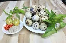 Hình ảnh Trứng cút chấm muối tiêu