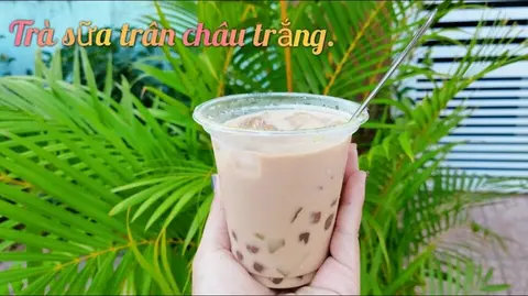 Hình ảnh Trà sữa truyền thống trân châu trắng