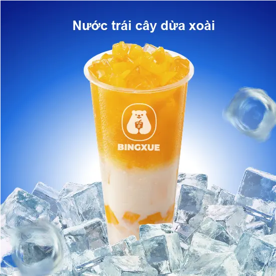 Hình ảnh Nước trái cây dừa xoài