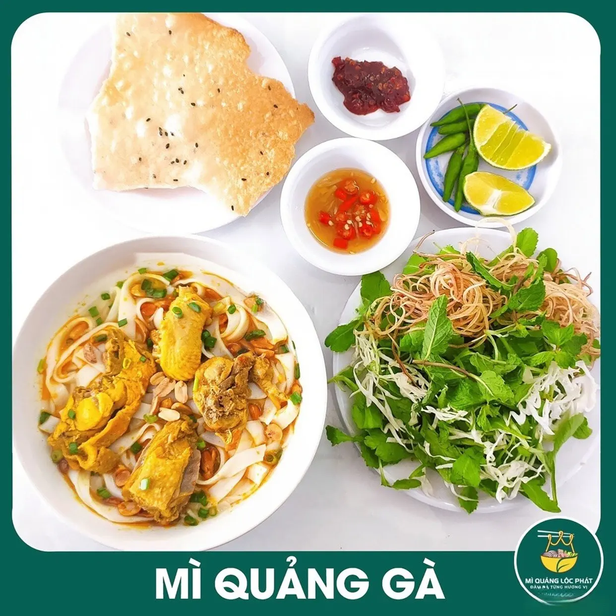 Hình ảnh 1 Mì Quảng Thịt Trứng cút + 2 tắc xí muội