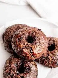 Hình ảnh Croissant bagel socola vụn - Broken chocolate croissant bagel 