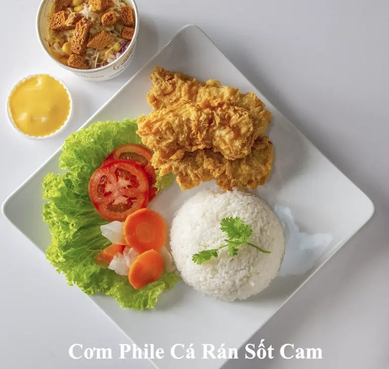 Hình ảnh Cơm Phi lê Cá rán Sốt Cam
