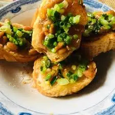 Hình ảnh Bánh mì nướng mỡ hành