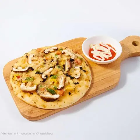 Hình ảnh Pizza nấm thập cẩm - Forest mushroom pizza