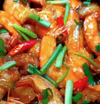 Hình ảnh Cơm tôm rim thịt