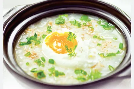 Hình ảnh Cháo trứng gà ta