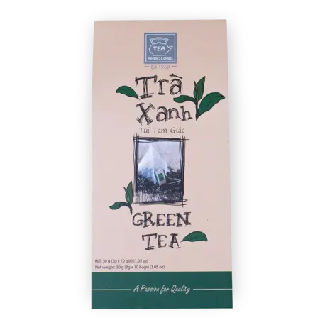 Hình ảnh Trà xanh túi tam giác 3g x 10 gói
