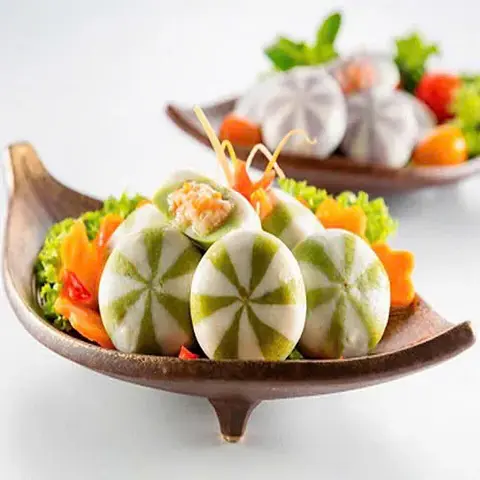 Hình ảnh Bánh bao nhím trứng muối phô mai - 3 viên