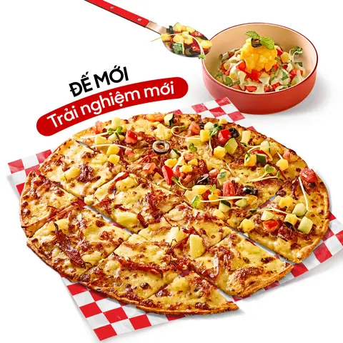 Hình ảnh Pizza Heo Xé Xốt Kem Chanh