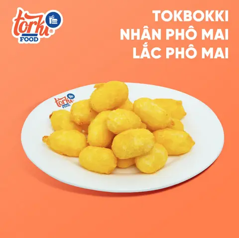 Hình ảnh Bánh Gạo Tokbokki Nhân Phô Mai - Chiên Lắc Phô Mai