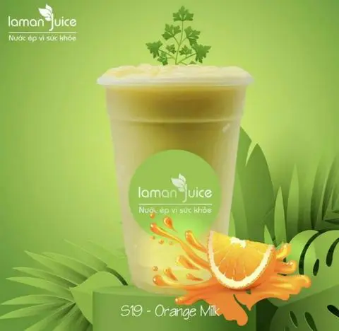 Hình ảnh Sinh tố cam sữa - Orange milk smoothie - S19