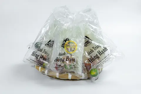 Hình ảnh Bánh tráng chấm Hồng Hạnh cay