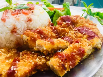Hình ảnh Cơm gà chiên xù