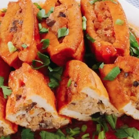 Hình ảnh Cơm Đậu hũ nhồi thịt
