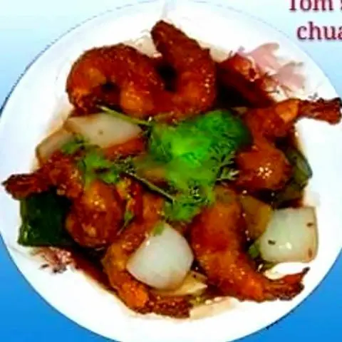 Hình ảnh Tôm sú xào chua ngọt